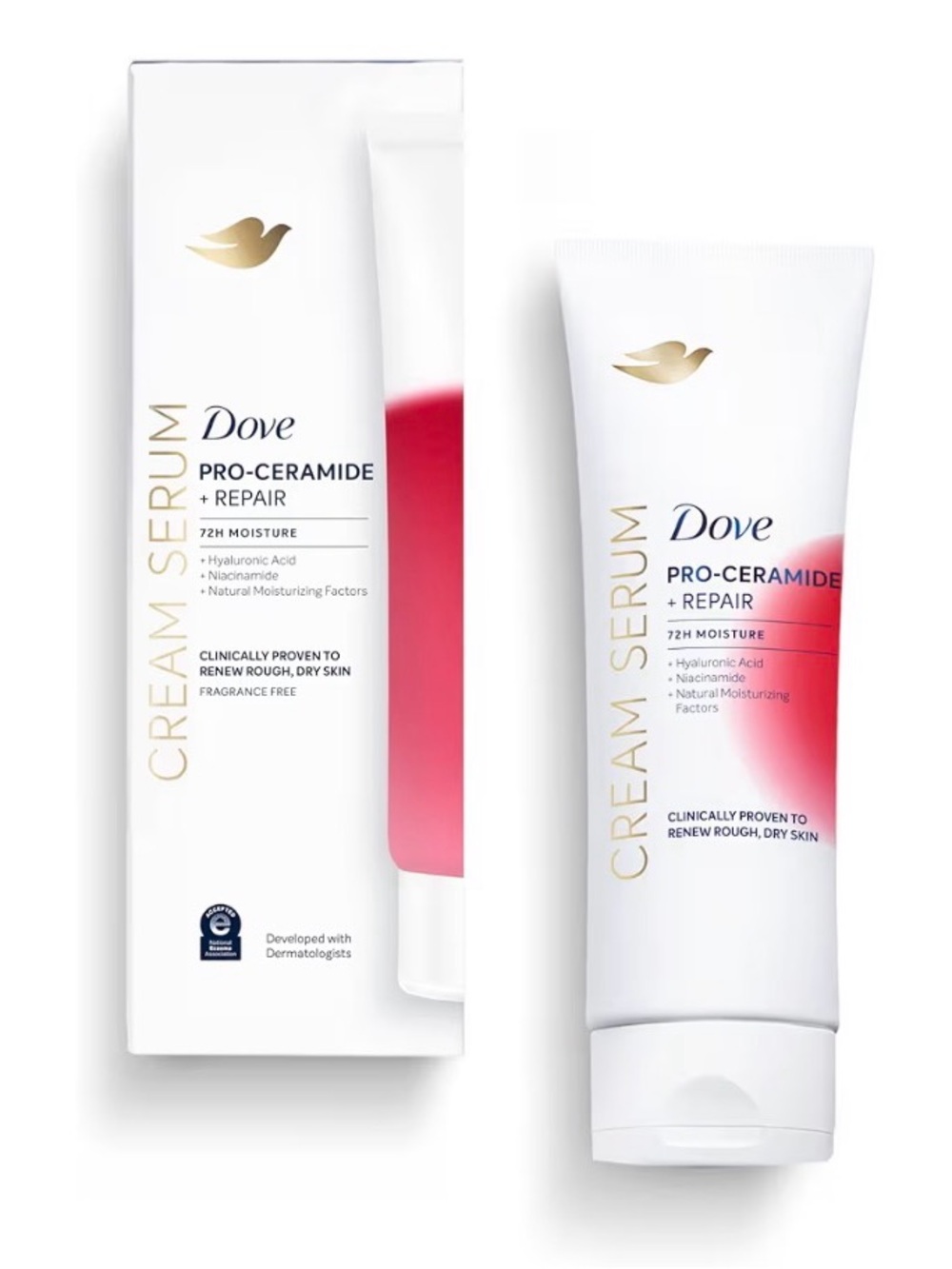 Dove Body Cream Serum Set Prebiotic + Pro-Ceramide 8oz New (2) - Picture 4 of 11